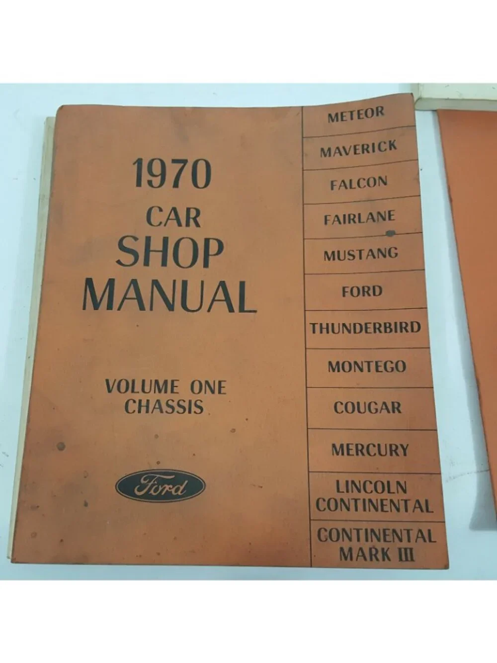 1970 Ford Car Auto Service Mechanic Shop Repair Manual Set Factory 1, 3, 4, 5